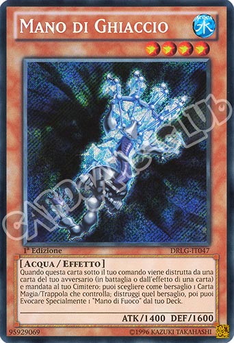 DRLG-IT047 Mano di Ghiaccio rara segreta 1a edizione (IT) -GOOD-