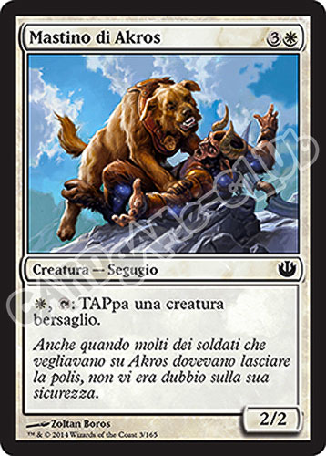 003 / 165 Mastino di Akros comune (IT) -NEAR MINT-