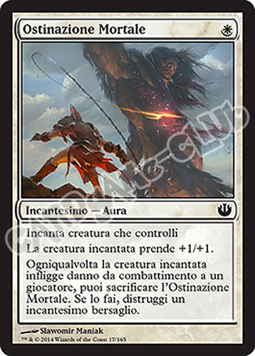 017 / 165 Ostinazione Mortale comune (IT) -NEAR MINT-