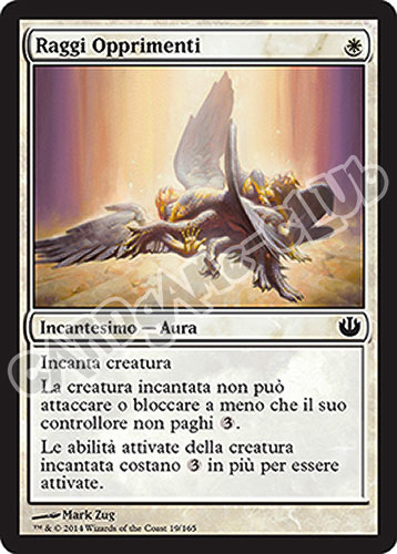 019 / 165 Raggi Opprimenti comune (IT) -NEAR MINT-