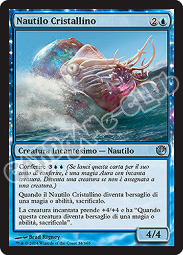 034 / 165 Nautilo Cristallino non comune (IT) -NEAR MINT-