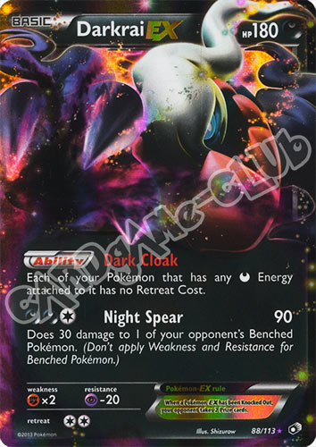 088 / 113 Darkrai EX rara ex foil (EN) -NEAR MINT-