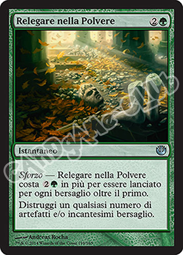 119 / 165 Relegare nella Polvere non comune (IT) -NEAR MINT-