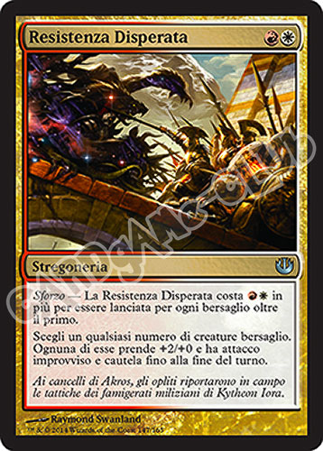 147 / 165 Resistenza Disperata non comune (IT) -NEAR MINT-