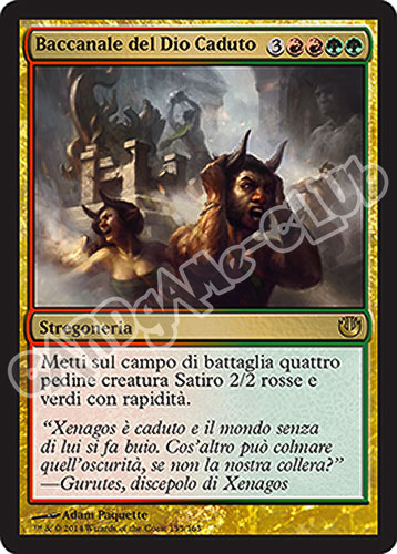 155 / 165 Baccanale del Dio Caduto rara (IT) -NEAR MINT-