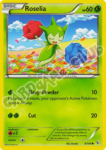 008 / 106 Roselia comune (EN) -NEAR MINT-