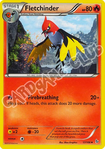 017 / 106 Fletchinder non comune (EN) -NEAR MINT-