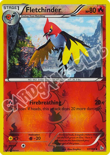 017 / 106 Fletchinder non comune foil reverse (EN) -NEAR MINT-