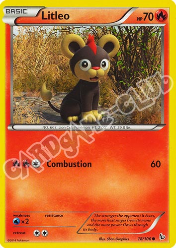 018 / 106 Litleo comune (EN) -NEAR MINT-