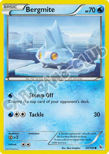 030 / 106 Bergmite comune (EN) -NEAR MINT-