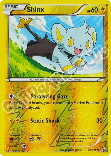 032 / 106 Shinx comune foil reverse (EN) -NEAR MINT-