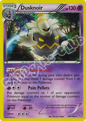 040 / 106 Dusknoir rara foil (EN) -NEAR MINT-