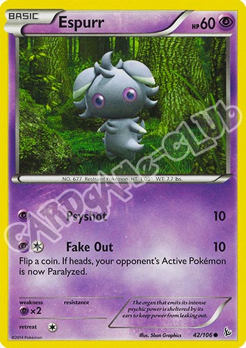 042 / 106 Espurr comune (EN) -NEAR MINT-