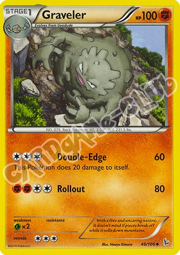 046 / 106 Graveler non comune (EN) -NEAR MINT-
