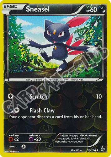 050 / 106 Sneasel non comune foil reverse (EN) -NEAR MINT-