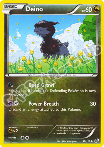 097 / 113 Deino comune normale (EN) -NEAR MINT-