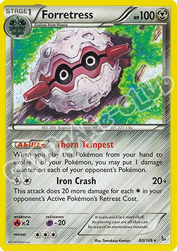 060 / 106 Forretress rara (EN) -NEAR MINT-