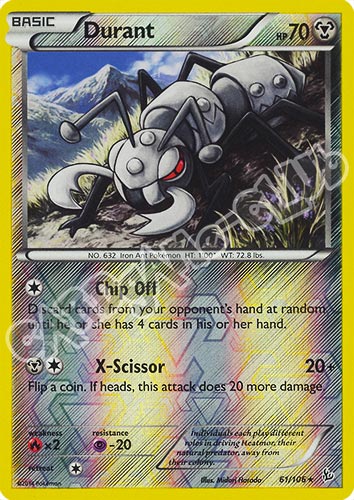 061 / 106 Durant rara foil reverse (EN) -NEAR MINT-