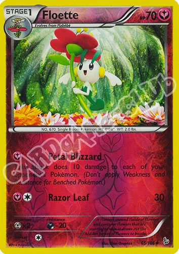 065 / 106 Floette non comune foil reverse (EN) -NEAR MINT-