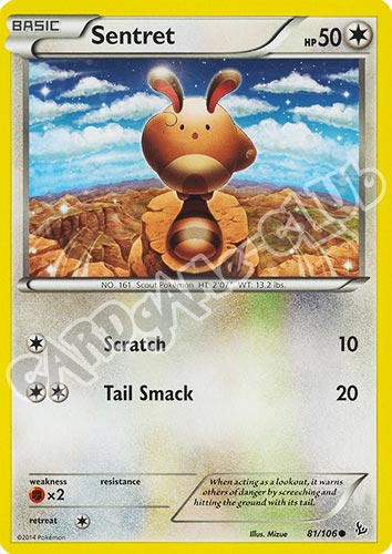 081 / 106 Sentret comune (EN) -NEAR MINT-