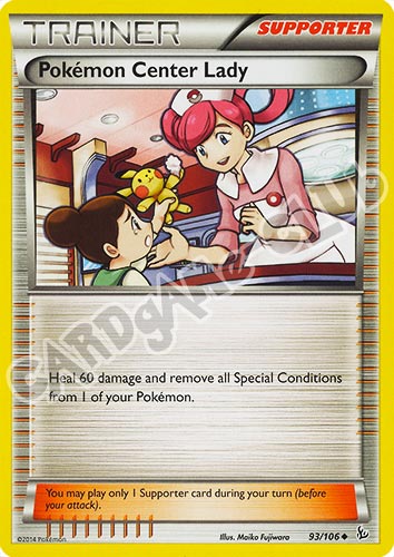 093 / 106 Pokemon Center Lady non comune (EN) -NEAR MINT-