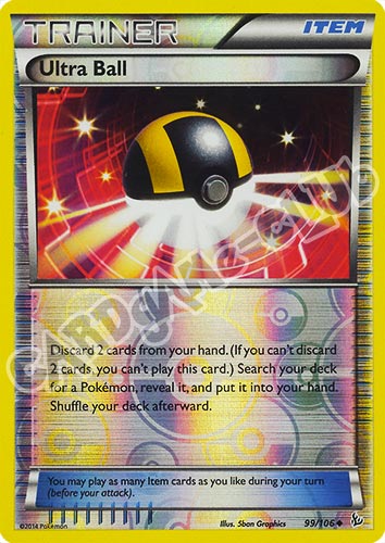 099 / 106 Ultra Ball non comune foil reverse (EN) -NEAR MINT-
