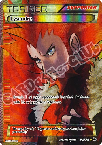 104 / 106 Lysandre rara segreta foil (EN) -NEAR MINT-