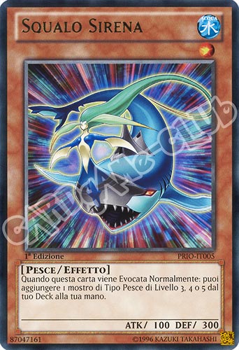 PRIO-IT005 Squalo Sirena rara 1a edizione (IT) -NEAR MINT-