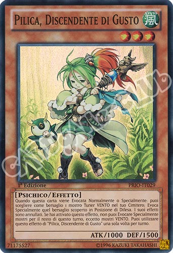 PRIO-IT029 Pilica, Discendente di Gusto super rara 1a edizione (IT) -NEAR MINT-