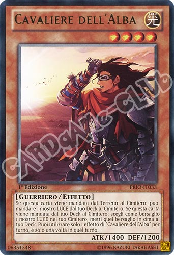 PRIO-IT033 Cavaliere dell'Alba rara 1a edizione (IT) -PLAYED-
