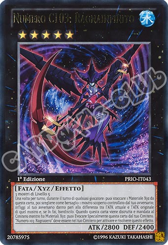 PRIO-IT043 Numero C103: Ragnainfinito rara 1a edizione (IT) -NEAR MINT-