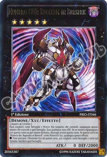 PRIO-IT046 Numero C80: Requiem in Berserk rara 1a edizione (IT) -NEAR MINT-