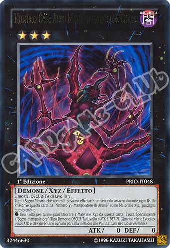 PRIO-IT048 Numero C43: Alto Manipolatore del Chaos rara 1a edizione (IT) -NEAR MINT-