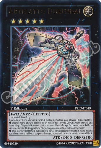 PRIO-IT049 Artefatto Durendal ultra rara 1a edizione (IT) -NEAR MINT-