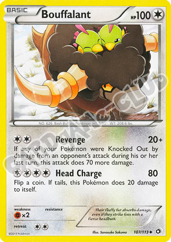 107 / 113 Bouffalant non comune normale (EN) -NEAR MINT-