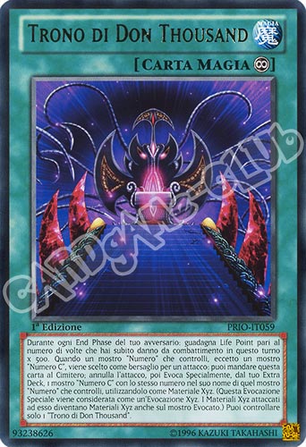 PRIO-IT059 Trono di Don Thousand rara 1a edizione (IT) -GOOD-
