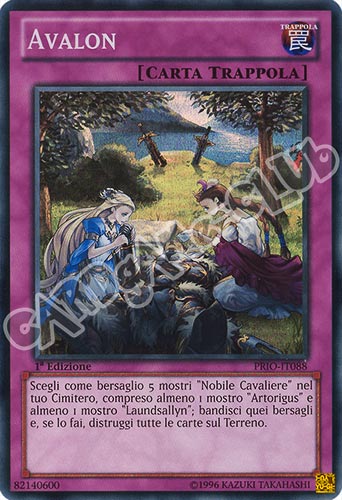 PRIO-IT088 Avalon super rara 1a edizione (IT) -NEAR MINT-