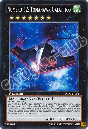 PRIO-IT092 Numero 42: Tomahawk Galattico comune 1a edizione (IT)  -GOOD-