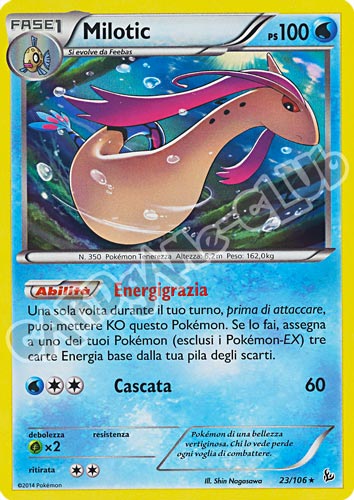 023 / 106 Milotic rara foil (IT) -GOOD-
