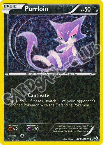 RC13/RC25 Purrloin radiant foil (EN) -NEAR MINT-