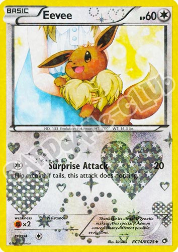 RC14/RC25 Eevee radiant foil (EN) -NEAR MINT-
