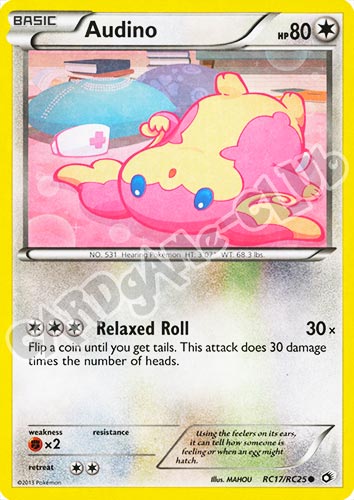 RC17/RC25 Audino radiant foil (EN) -NEAR MINT-
