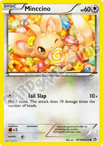 RC18/RC25 Minccino radiant foil (EN) -NEAR MINT-