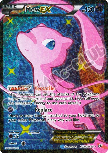 RC24/RC25 Mew EX radiant foil (EN) -NEAR MINT-