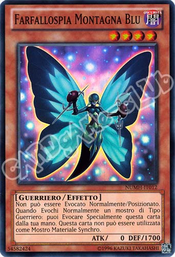 NUMH-IT012 Farfallospia Montagna Blu super rara unlimited (IT) -NEAR MINT-