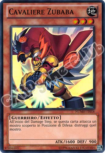 NUMH-IT016 Cavaliere Zubaba super rara unlimited (IT) -NEAR MINT-