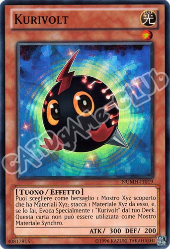 NUMH-IT019 Kurivolt super rara unlimited (IT) -NEAR MINT-