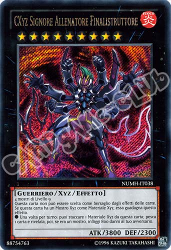 NUMH-IT038 CXyz Signore Allenatore Finalistruttore rara segreta unlimited (IT) -PLAYED-