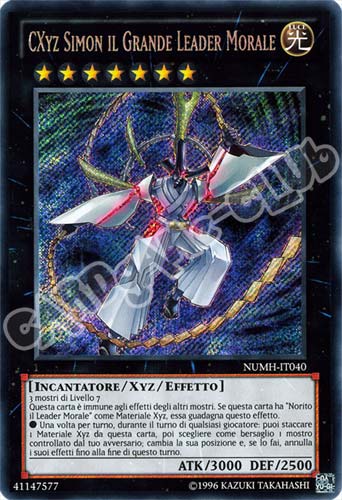 NUMH-IT040 CXyz Simon il Grande Leader Morale rara segreta unlimited (IT) -NEAR MINT-