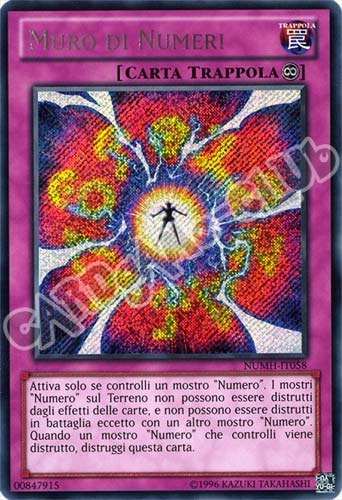 NUMH-IT058 Muro di Numeri rara segreta unlimited (IT) -NEAR MINT-